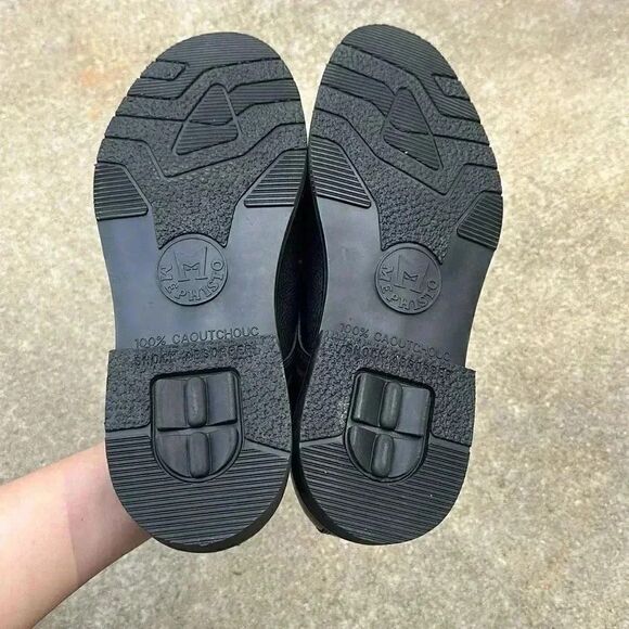 Mephisto Air Relax Marlon Goodyear Welt Black Pebble Grain Men’s Sz 10.5 - Picture 9 of 12